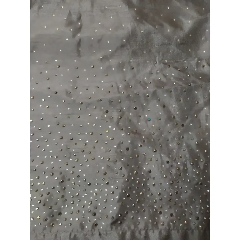 Gray Sequenced Shower Curtain 72x72